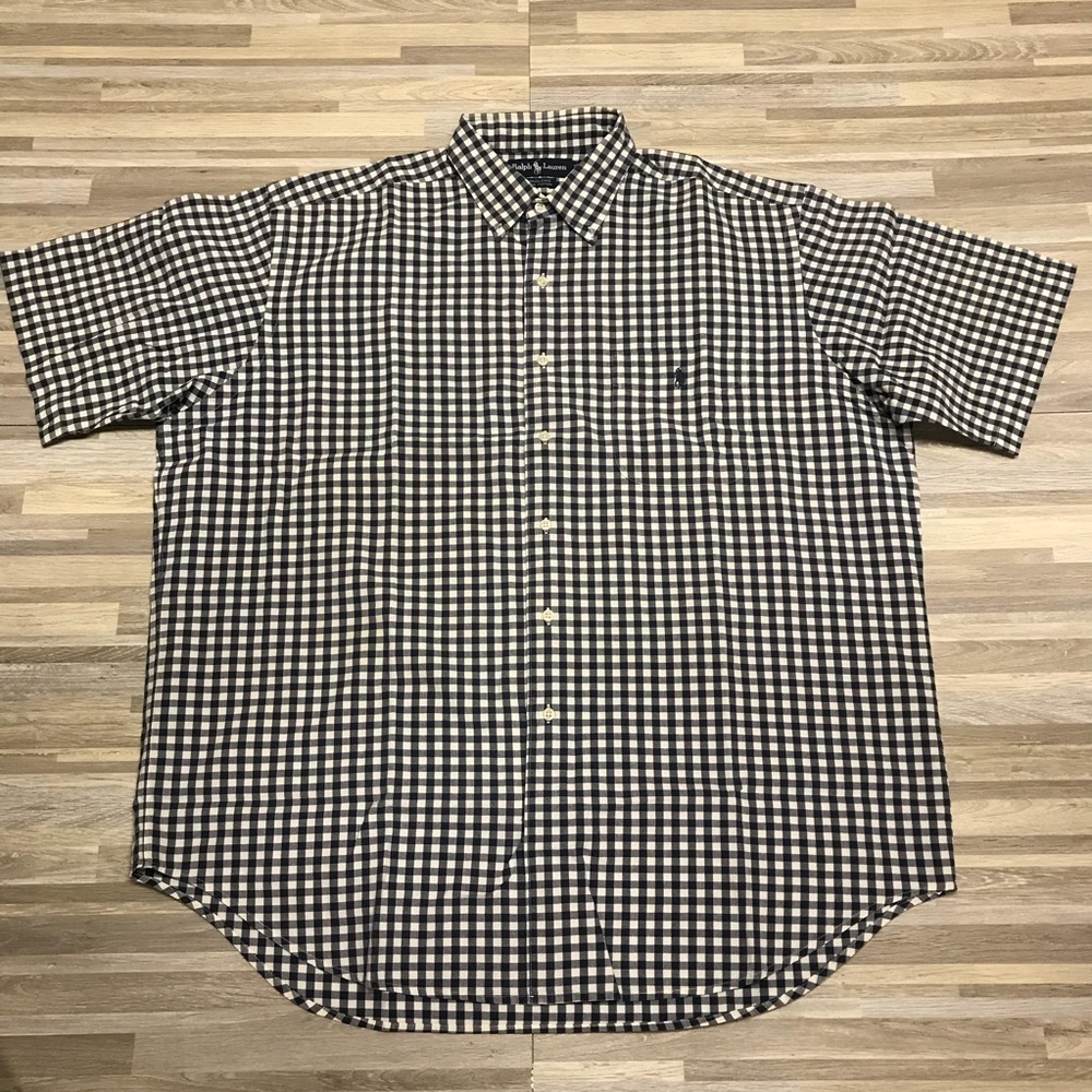 Ralph Lauren short sleeve XL button down shirt